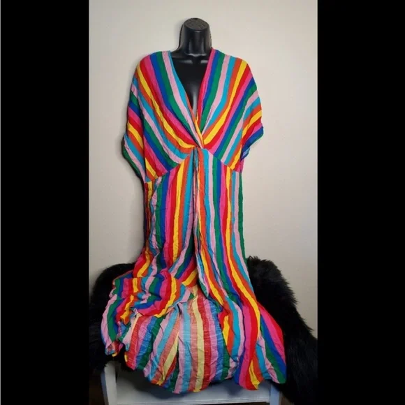 Show Me Your MuMu Get Twisted Tulum Stripe Dress - Picture 2 of 8